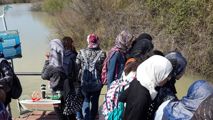 طلاب الثانوية الجديدة بالمحمية الطبيعية  الكردانة